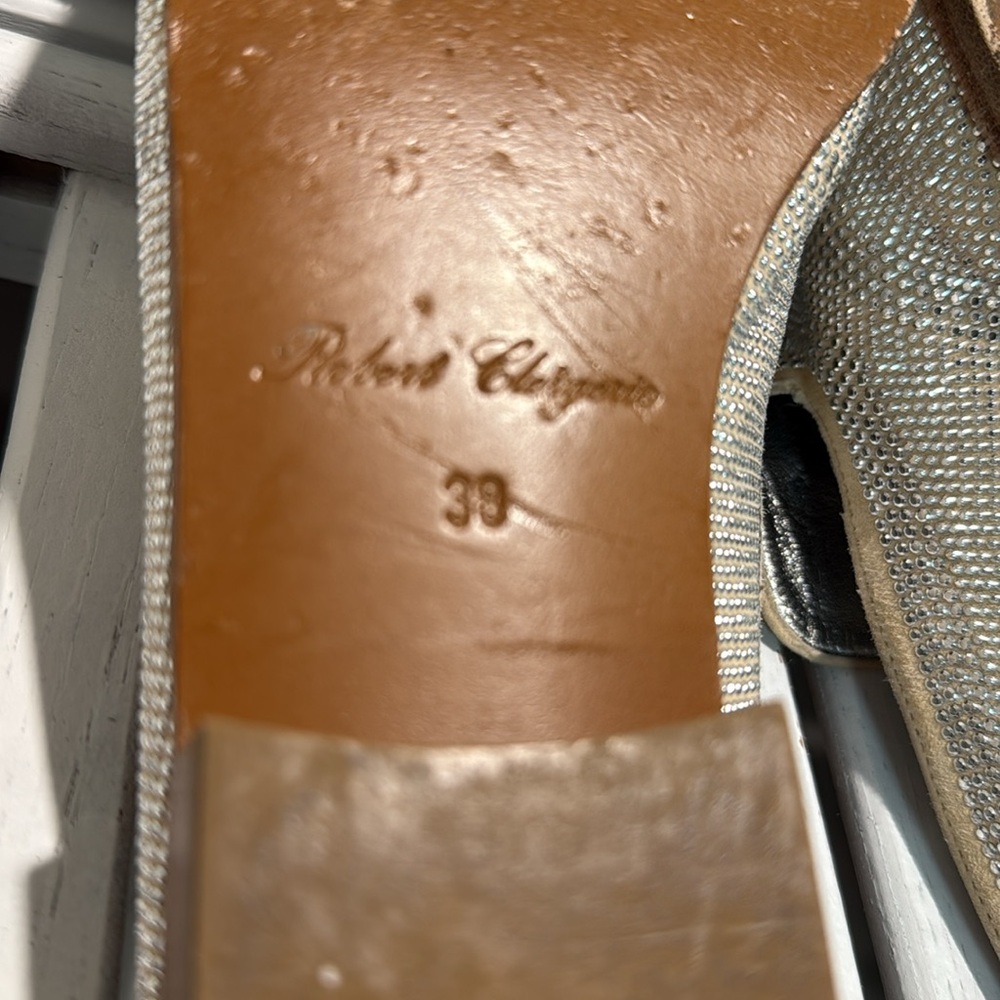 ROBERT CLERGERIE studded mules, made in France, size 38 - Picture 9 of 10